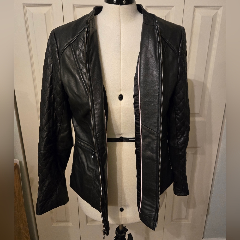 Isaac Mizrahi Leather Jacket - Picture 5 of 8
